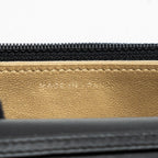CHANEL PEARL CRUSH WALLET ON CHAIN LAMBSKIN BLACK GHW (MICROCHIP)