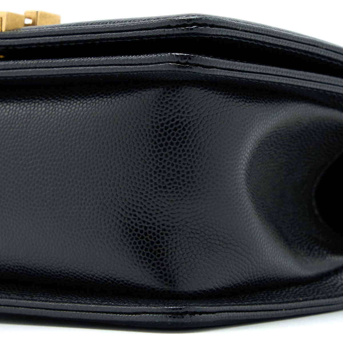CHANEL SMALL BOY BAG CAVIAR BLACK GHW