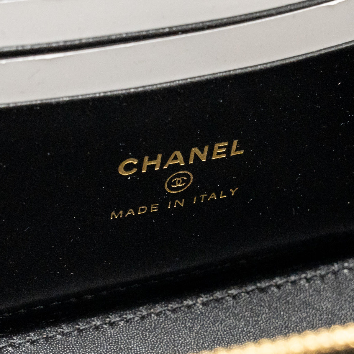 Chanel Top Handle Long Vanity Crocodile Embossed Calfskin Black GHW (Microchip)