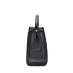 FENDI MEDIUM PEEKABOO BLACK CALFSKIN WITH BLACK/GHW