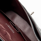 CHANEL MEDIUM CLASSIC DOUBLE FLAP BAG CAVIAR BLACK SHW