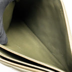 LOUIS VUITTON COUSSIN MM MONOGRAM-EMBOSSED PUFFY LAMBSKIN KHAKI GHW