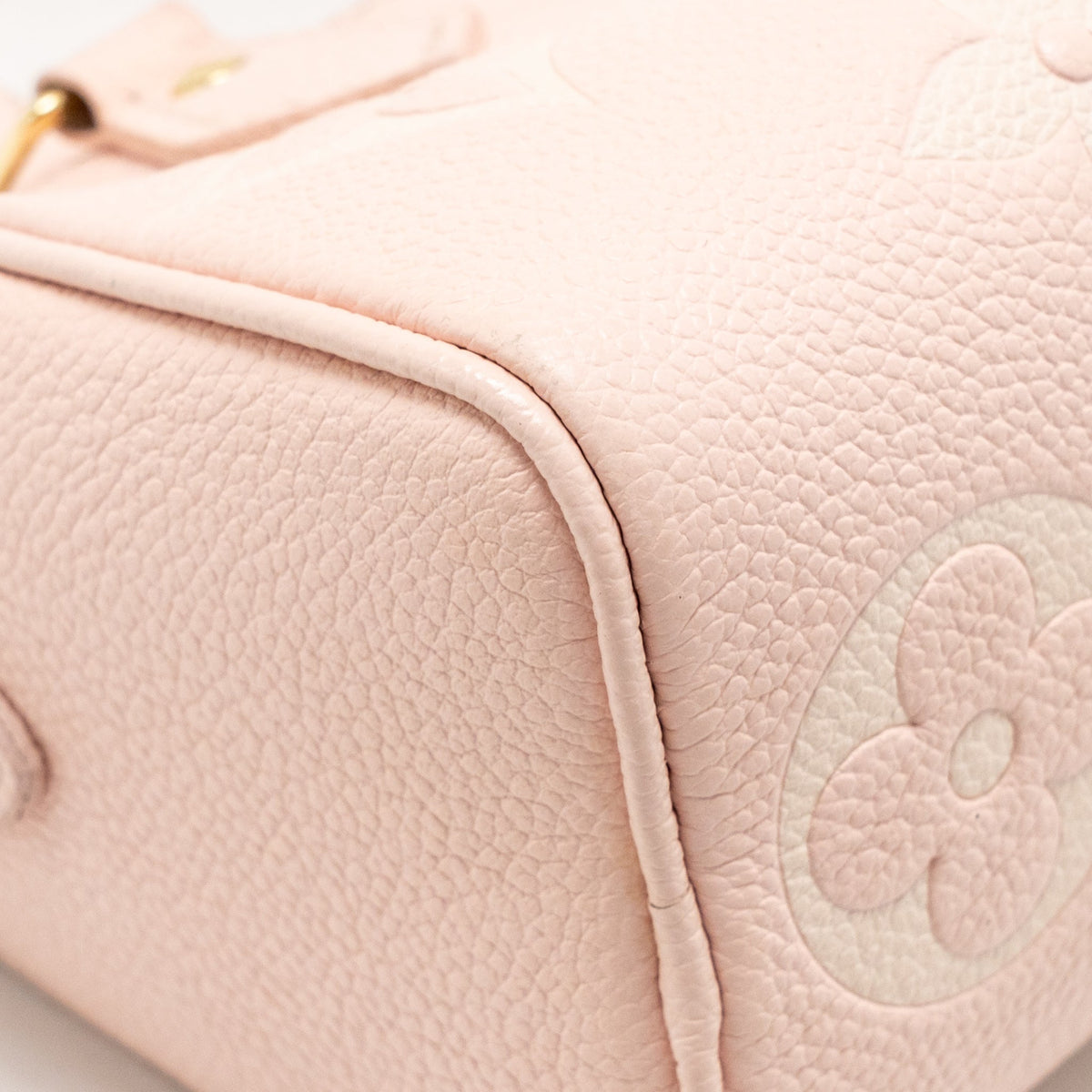 Louis Vuitton Nano Speedy MONOGRAM EMPREINTE LEATHER Rose/Quartz GHW