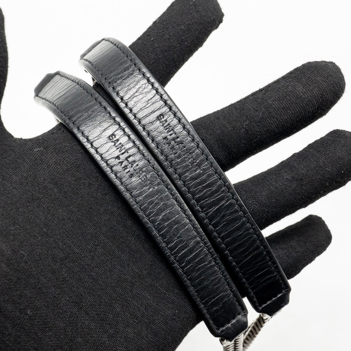 Saint Laurent/YSL Niki Baby Aged Calfskin Black SHW