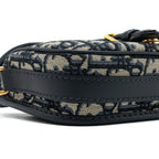 DIOR SMALL DIOR BOBBY BAG OBLIQUE JACQUARD BLUE/MULTICOLOUR GHW