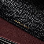 CHANEL CLASSIC FLAP CARD HOLDER CAVIAR BLACK GHW (MICROCHIP)