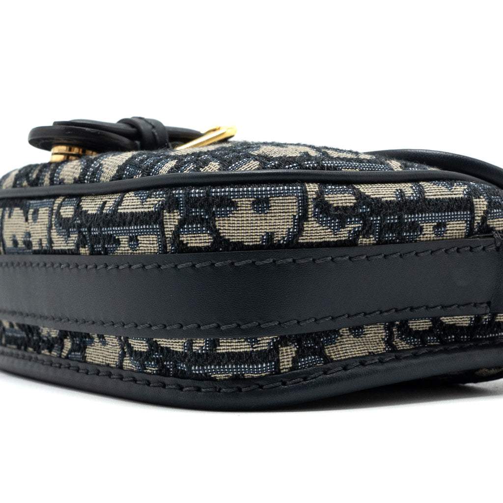 DIOR SMALL DIOR BOBBY BAG OBLIQUE JACQUARD BLUE/MULTICOLOUR GHW