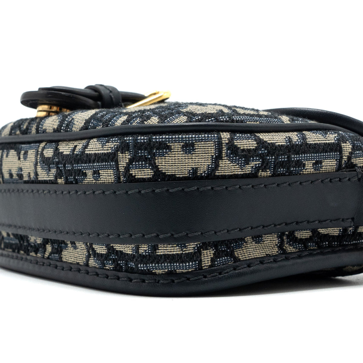 DIOR SMALL DIOR BOBBY BAG OBLIQUE JACQUARD BLUE/MULTICOLOUR GHW