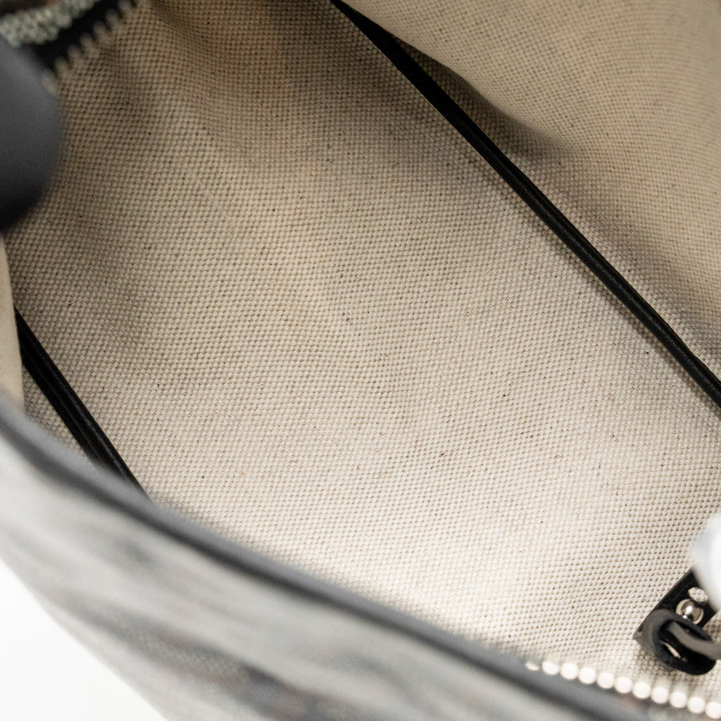 Goyard Mini Boheme Hobo Bag Goyardine Canvas/Calfskin Black SHW