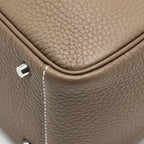 Hermes mini lindy clemence etoupe shw