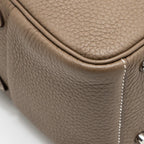 Hermes mini lindy clemence etoupe shw