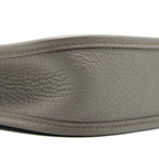 Hermes Mini Evelyne Gris Etain SHW in Square
