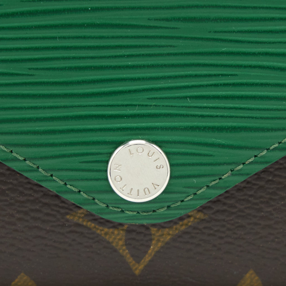 LOUIS VUITTON COMPACT WALLET EPI / MONOGRAM CANVAS SHW