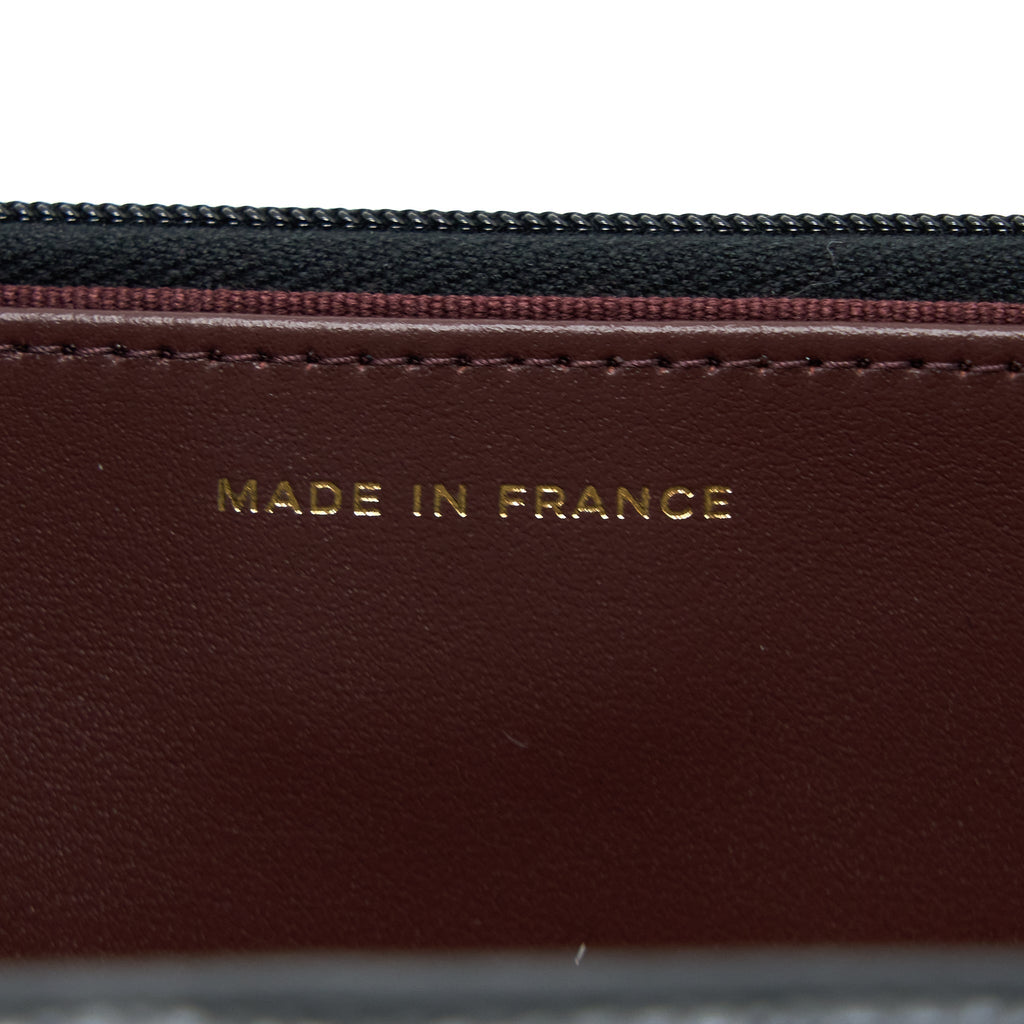 CHANEL CLASSIC WALLET ON CHAIN CAVIAR BLACK GHW (MICROCHIP)