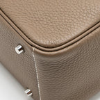 Hermes mini lindy clemence etoupe shw