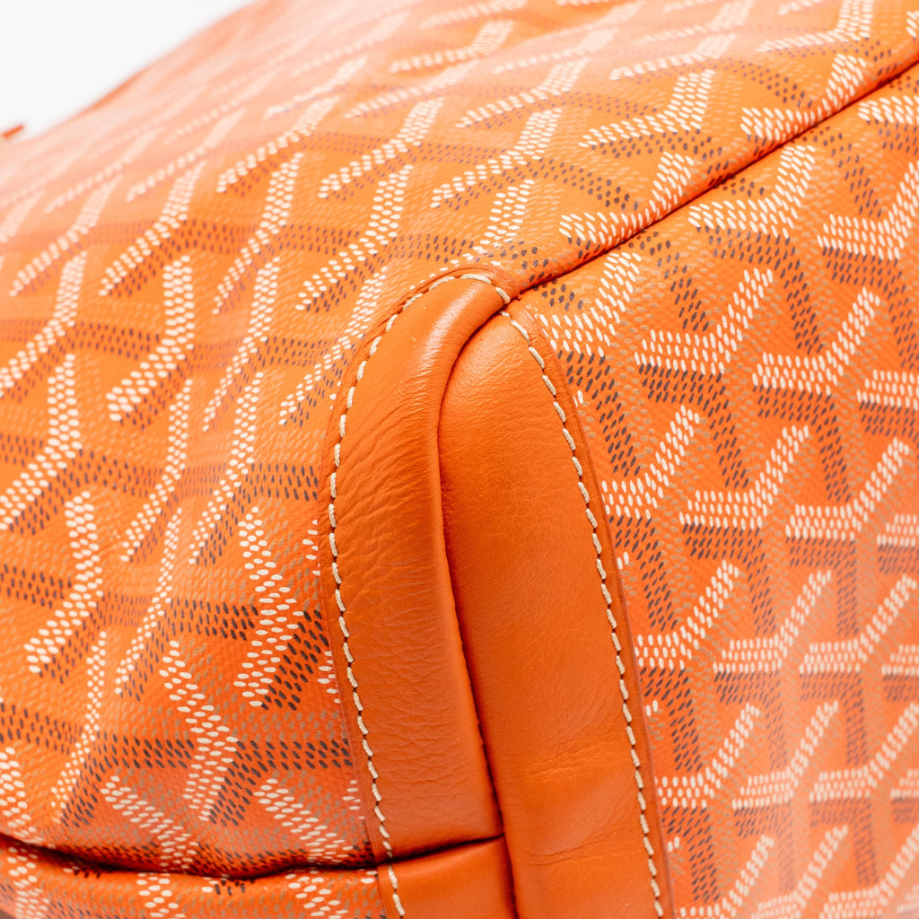 Goyard Artoise PM tote bag Goyardine canvas / calfskin orange SHW