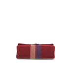 CHANEL 2.55 226 REISSUE DOUBLE FLAP BAG FABRIC MULTICOLOUR GOLD HARDWARE