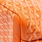 Goyard Artoise PM tote bag Goyardine canvas / calfskin orange SHW