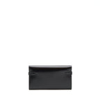 HERMES KELLY CLASSIC LONG WALLET BOX BLACK SHW