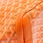 Goyard Artoise PM tote bag Goyardine canvas / calfskin orange SHW