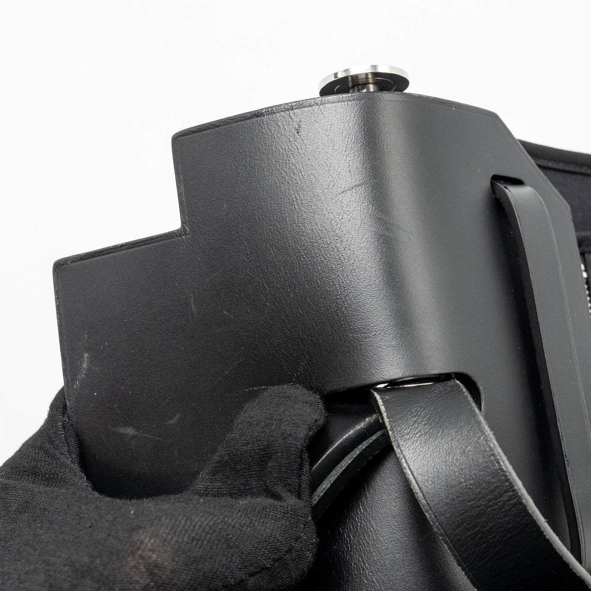 Hermes herbag 31 zip bag canvas/Hunter leather black SHW