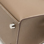 Hermes Kelly 25 Epsom etoupe SHW