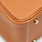 Hermes Mini Lindy Clemence Gold GHW