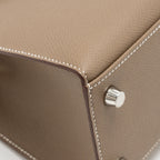 Hermes Kelly 25 Epsom etoupe SHW