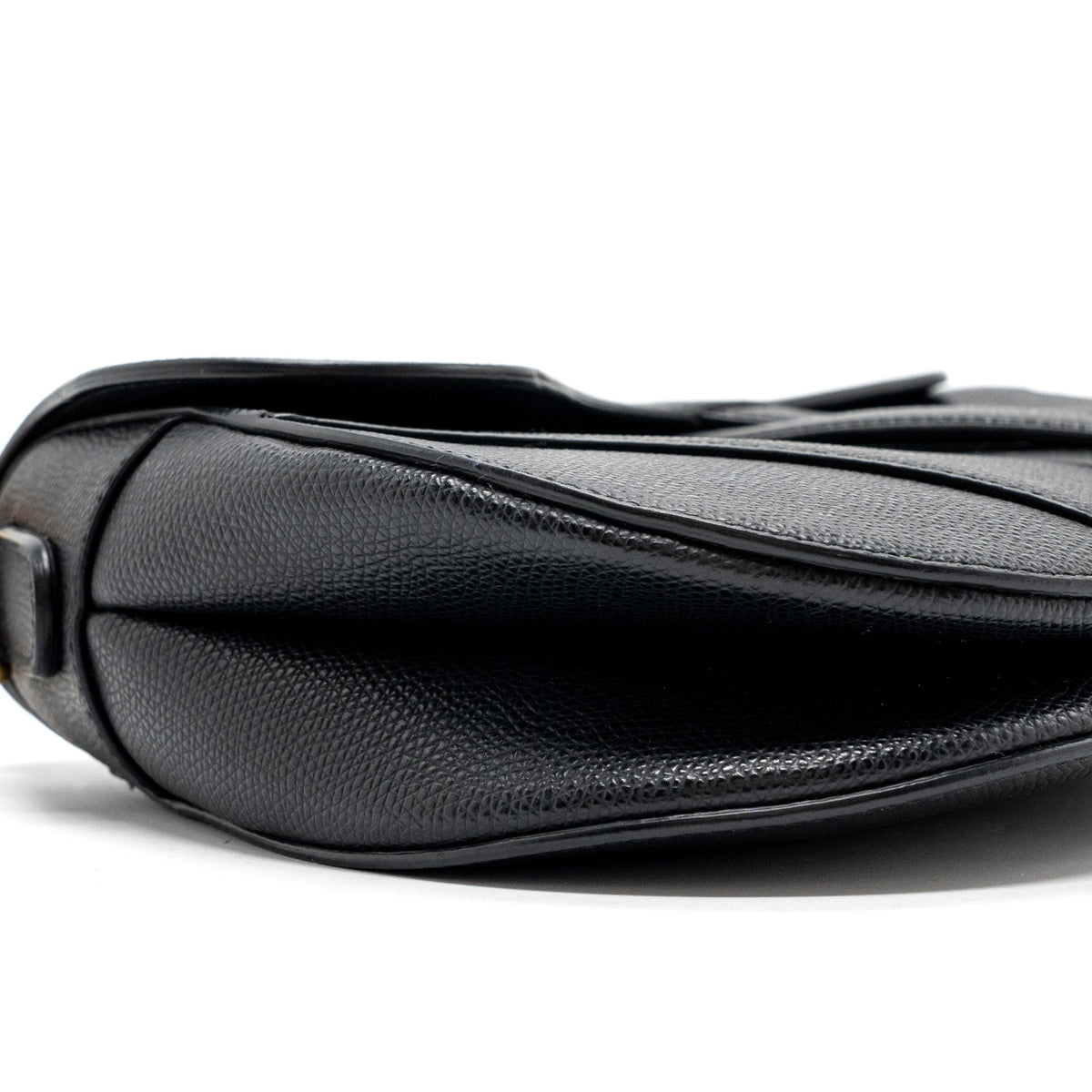 DIOR MEDIUM SADDLE BAG CALFSKIN BLACK GHW