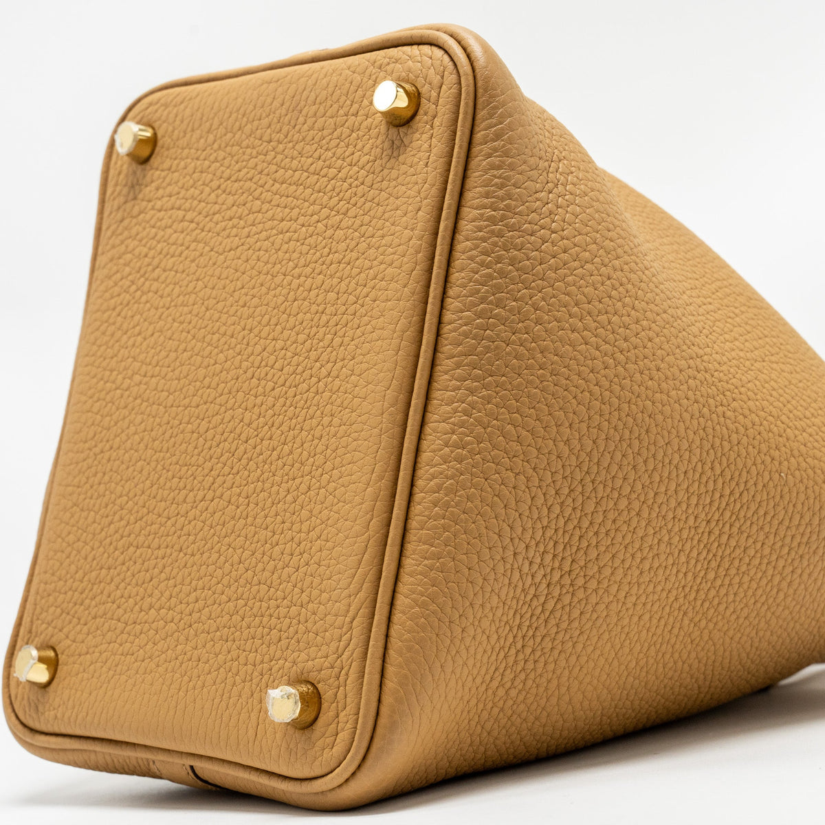 Hermes picotin 18 lock bag Clemence biscuit GHW