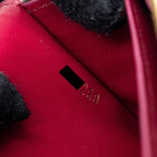 LOUIS VUITTON FLORE CHAIN WALLET MONOGRAM CANVAS/ DARK RED GHW