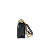 CHANEL BOY BAG NEW MEDIUM (28CM) LAMBSKIN BLACK RUTHENIUM GHW