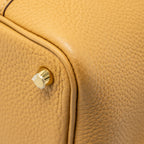 Hermes picotin 18 lock bag Clemence biscuit GHW