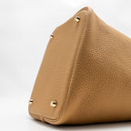 HERMES PICOTIN 22 CLEMENCE BISCUIT GHW