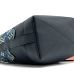 LOUIS VUITTON JAPANESE CRUISER BAG LIMITED EDITION MONOGRAM DENIM/LEATHER BLUE GHW(NEW VERSION)