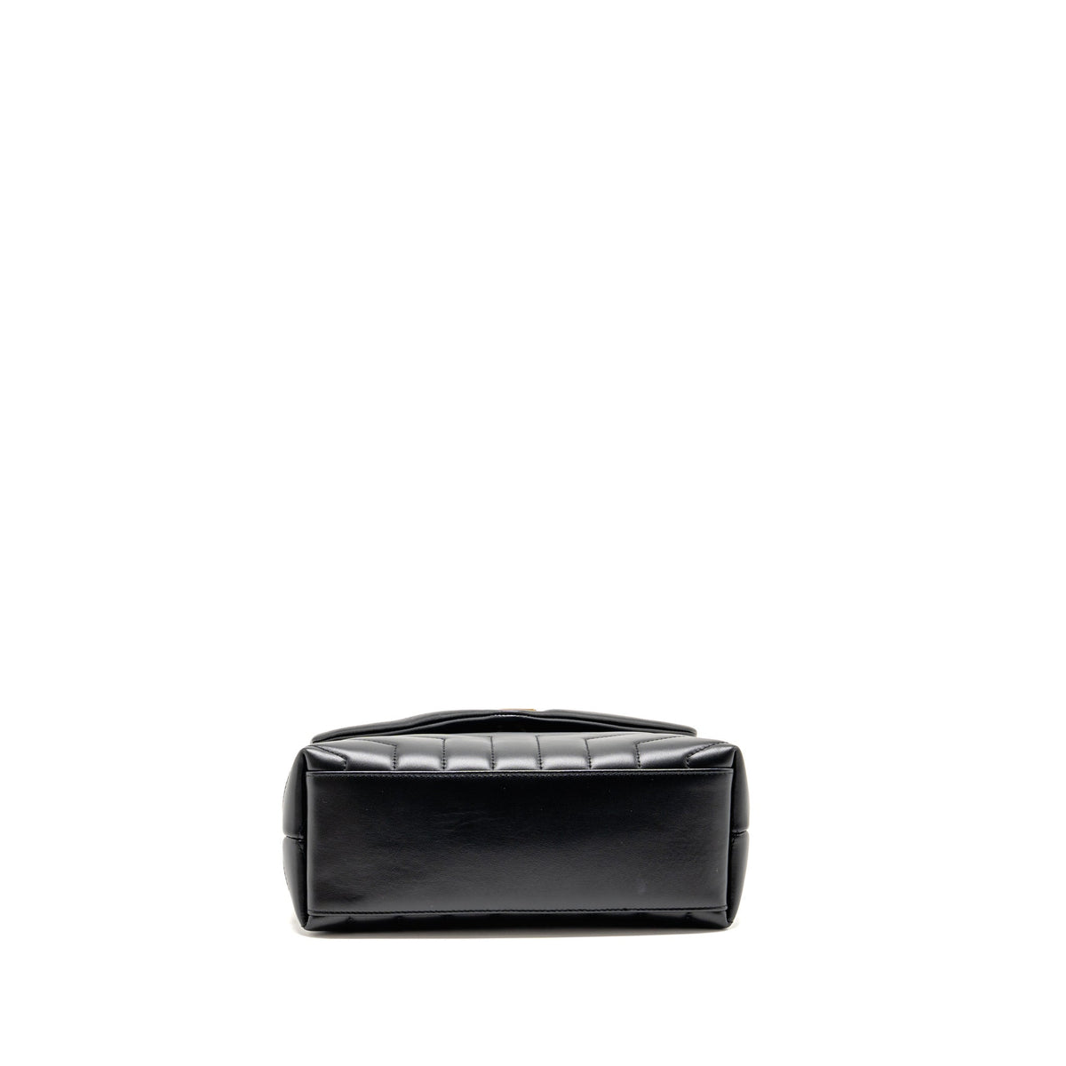 Saint Laurent Small Lou Lou flap bag calfskin black GHW