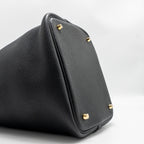 HERMES PICOTIN 22 CLEMENCE BLACK GHW