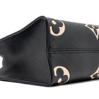 LOUIS VUITTON ONTHEGO PM BICOLOUR MONOGRAM EMPREINTE BLACK GHW