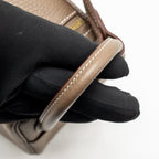 Hermes Mini Lindy Clemence Etoupe GHW