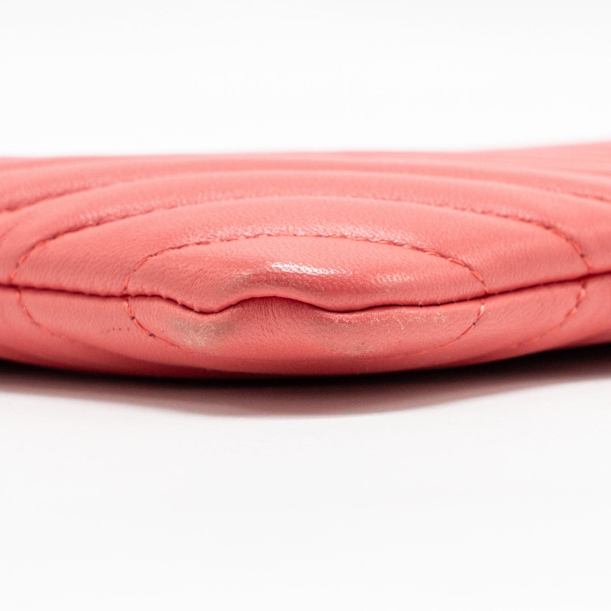 CHANEL CHEVRON CLUTCH LAMBSKIN PINK GHW
