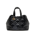 Dior Large Dior Toujours Bag Macrocannage Calfskin Black LGHW