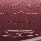 CHANEL SMALL 2.55 REISSUE FLAP BAG AGED CALFSKIN BLACK BRUSHED GHW (MICROCHIP)