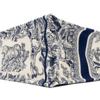 DIOR MEDIUM BOOK TOTE BLUE TOILE DE JOUY EMBROIDERY CANVAS