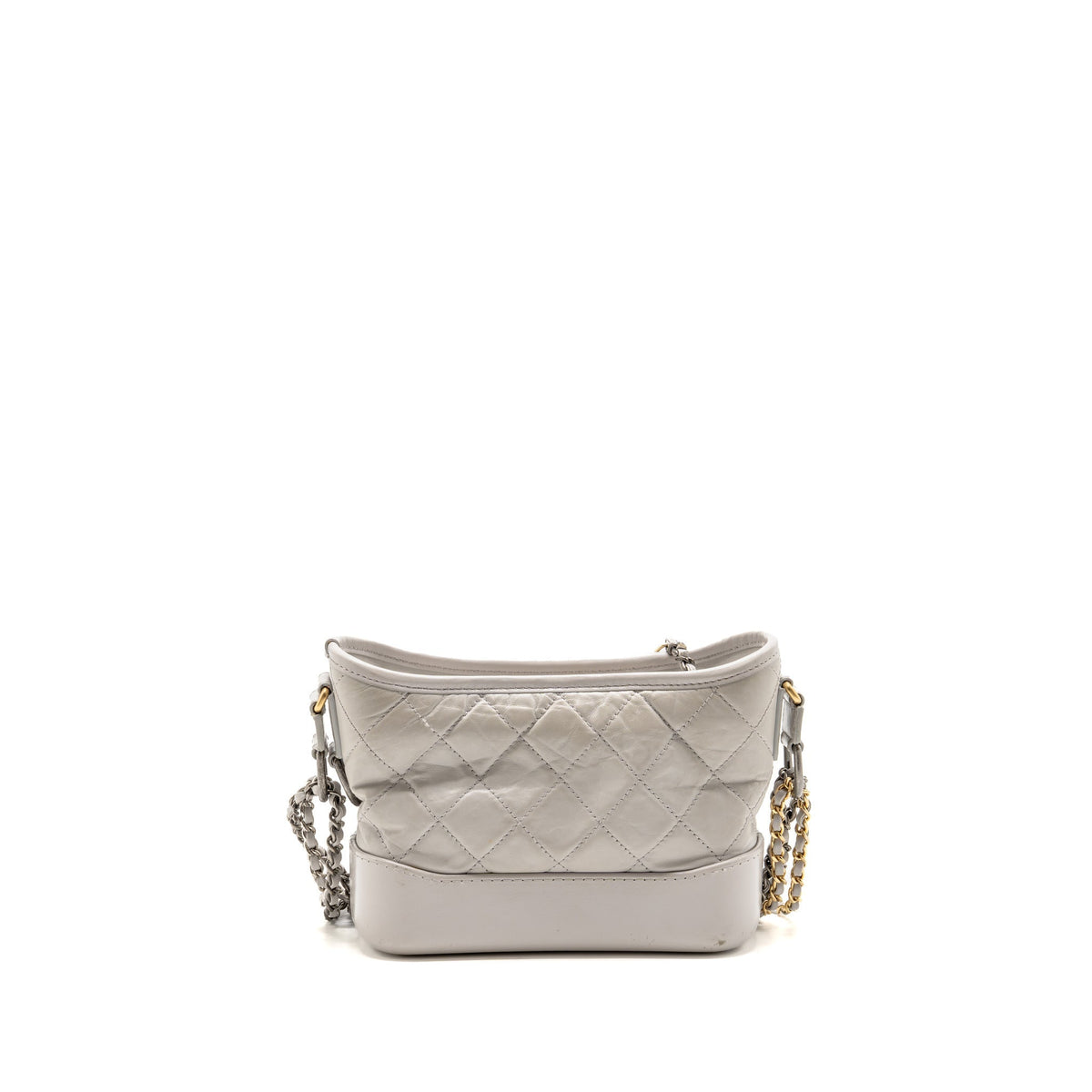 Chanel SMALL GABRIELLE HOBO BAG CALFSKIN GREY MULTICOLOUR HARDWARE