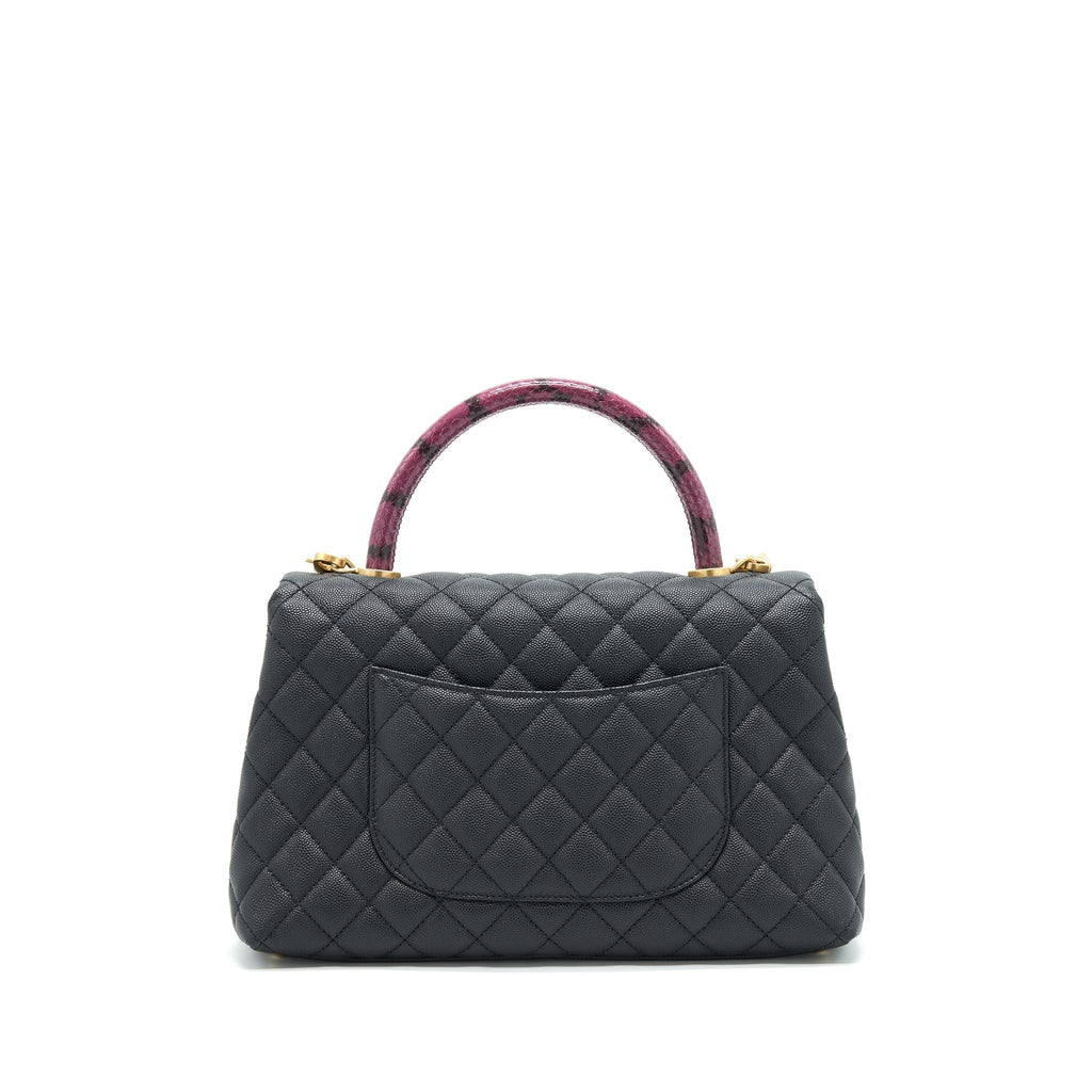 CHANEL COCO HANDLE WITH PYTHON HANDLE