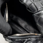 BOTTEGA VENETA MINI JODIE LAMBSKIN BLACK SHW