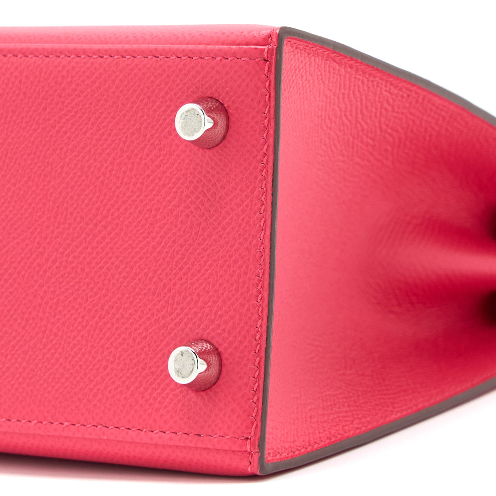 Hermes Kelly 25 Epsom I6 Rose Extreme SHW