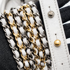 CHANEL SMALL GABRIELLE HOBO BAG AGED CALFSKIN LIGHT GREY GHW