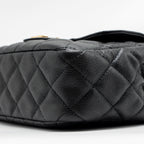 CHANEL SMALL HOBO CROSSBODY BAG CAVIAR BLACK GHW (MICROCHIP)