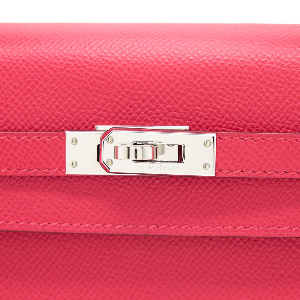 Hermes Kelly 25 Epsom I6 Rose Extreme SHW
